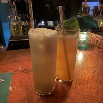 Test Pilot - Millennial Falcon Fizz & Passion Fruit Mule - Tiki Bars Near Me - Santa Barbara, California
