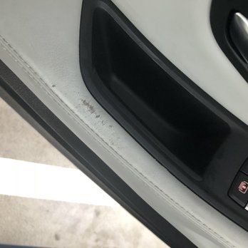 Pioneer Leather Restoration - 2015 BMW M5 Silverstone Interior Driver Armrest - Furniture Reupholstery Near Me - Orange, California Pioneer Leather Restoration - 2015 BMW M5 Silverstone Interior Driver Armrest - Furniture Reupholstery Near Me - Orange, California