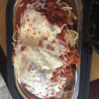 Apollo Flame Bistro - Chicken Parmesan - marinated chicken w Meat Sauce and Cheese - Greek Near Me - Asheville, North Carolina