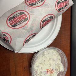 The Sandwich Spot - Potato salad is store bought not made in house .