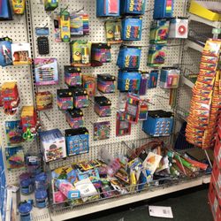 Dollar Tree - All of the aisles are messy at the bottom