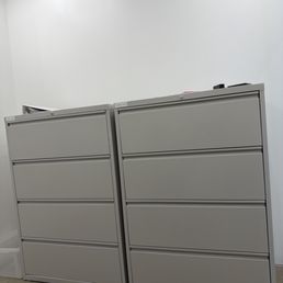 2 of the cabinets moved 2 of the cabinets moved