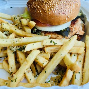 Burger-Board - Salmon Burger - Hot Dogs Near Me - Pacifica, California