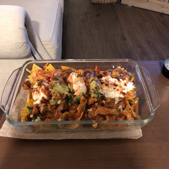 Blue Bonnet Restaurant - Not on their menu but all Blue Bonnet ingredients to go to make an amazing chicken and steak fajita nacho! - Mexican Near Me - Denver, Colorado