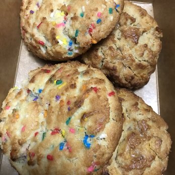 Chip City - Funfetti (left) and butterscotch (right) cookies - Bakeries Near Me - Astoria, New York