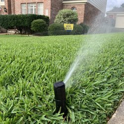 Lone Star Sprinkler Systems - Front corner of yard responding nicely to the new system.