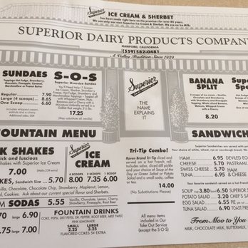 Superior Dairy - Ice Cream & Frozen Yogurt Near Me - Hanford, California Superior Dairy - Ice Cream & Frozen Yogurt Near Me - Hanford, California
