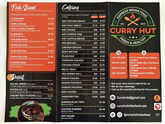 Menu photo 1 Curry Hut Whittier, CA Menu photo 1 Curry Hut Whittier, CA