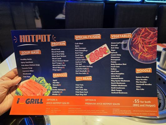 Menu photo 4 I Grill Korean BBQ & Hotpot Albuquerque, NM