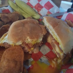 The Garage - Was supposed to be the "muffler plug" but there was a stuffed patty mixup...