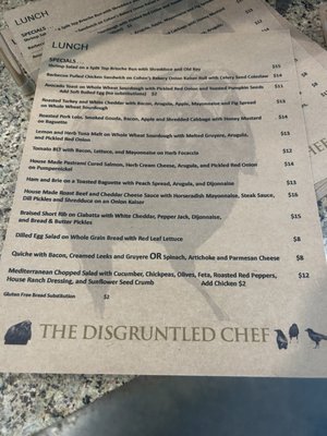 The Disgruntled Chef by null