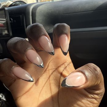 Gloss Nail Spa - chrome french tip - Nail Salons Near Me - Los Angeles, California Gloss Nail Spa - chrome french tip - Nail Salons Near Me - Los Angeles, California