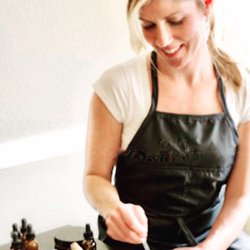 ilumina Healing Sanctuary - Our esthetician Julie, custom blends all our plant based skincare products by hand.