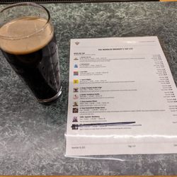 The Warbler Brewery - This is #5, the Flurpy double fudge stout, with a hint of pumpkin for the season.