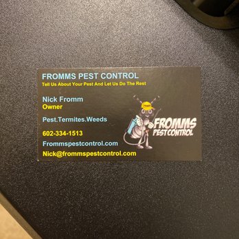 Fromms Pest Control - Contact info - Pest Control Near Me - Gilbert, Arizona Fromms Pest Control - Contact info - Pest Control Near Me - Gilbert, Arizona