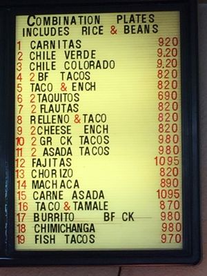 Menu photo 3 Zendejas Mexican Takeout Chino, CA