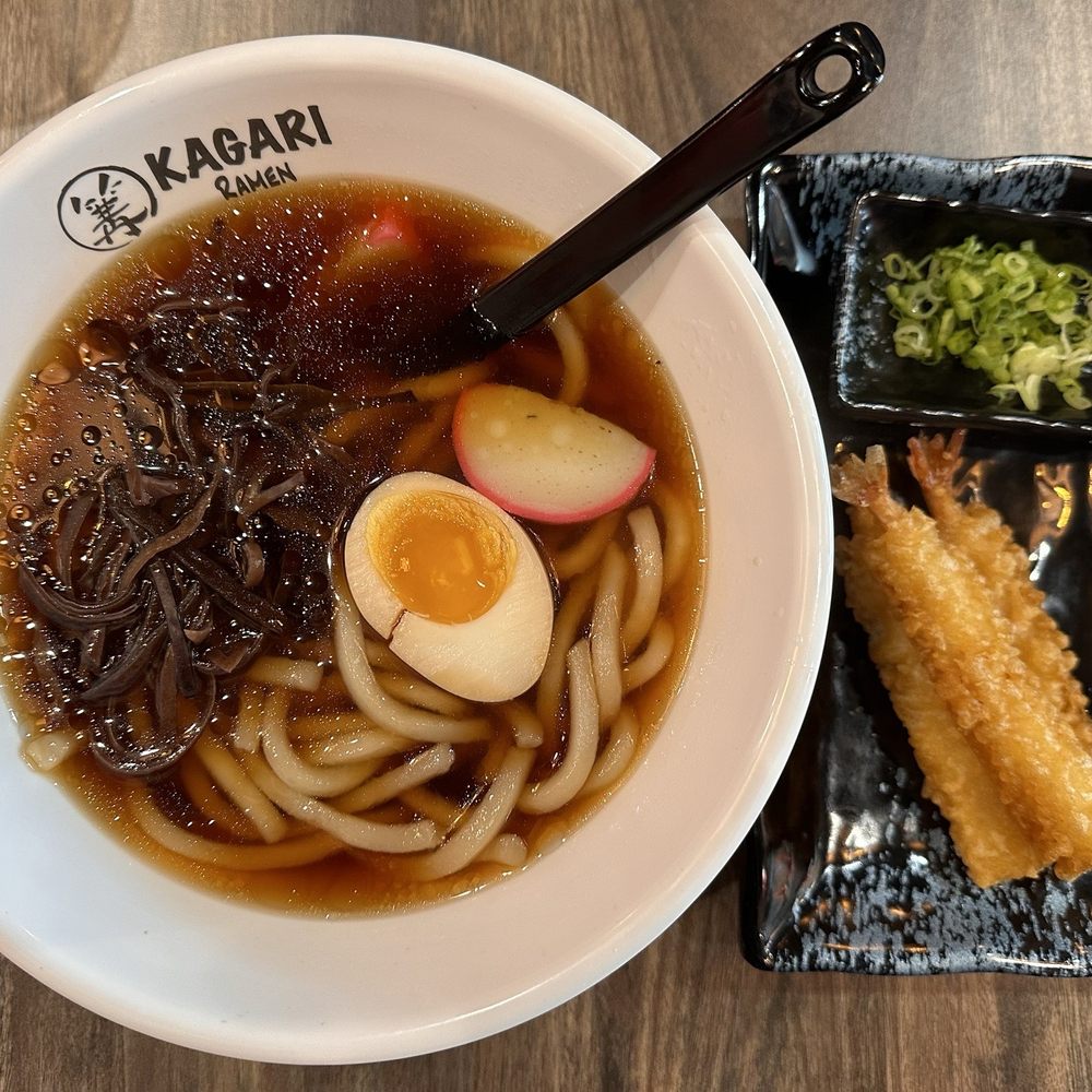 Kagari Ramen - Shrimp tempura udon with shoyo broth - Ramen Near Me - Las Vegas, Nevada