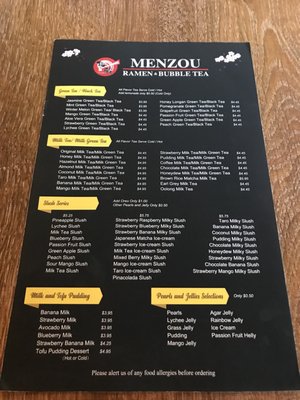 Menu photo 5 Menzou Ramen & Bubble Tea Surrey, BC Menu photo 5 Menzou Ramen & Bubble Tea Surrey, BC