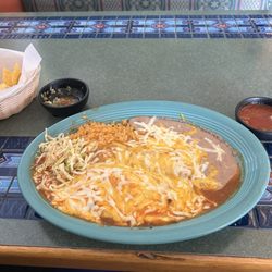 Enchilada & chile combo
