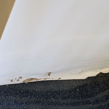 YVE Hotel Miami - Gross water damage on the desk in the bedroom - Hotels Near Me - Miami, Florida