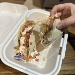 3Peaks Public House & Taproom - Halibut tacos