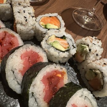 Miru - Triple Tuna and Salmon Avocado - Japanese Near Me - Chicago, Illinois Miru - Triple Tuna and Salmon Avocado - Japanese Near Me - Chicago, Illinois