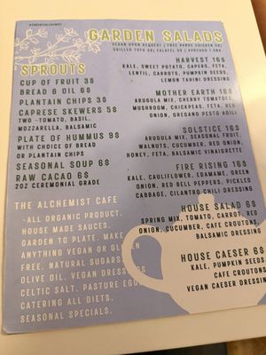 Menu photo 4 The Alchemist Cafe Modesto, CA Menu photo 4 The Alchemist Cafe Modesto, CA