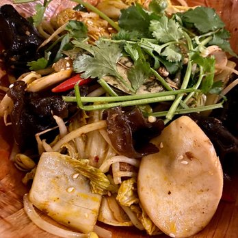 MáLà Project Bryant Park - MALA DRY POT (Build Your Own/Build To Share); fish fillet, wood ear and oyster mushroom, bean sprouts, and Chinese cabbage. - Dim Sum Near Me - New York, New York MáLà Project Bryant Park - MALA DRY POT (Build Your Own/Build To Share); fish fillet, wood ear and oyster mushroom, bean sprouts, and Chinese cabbage. - Dim Sum Near Me - New York, New York