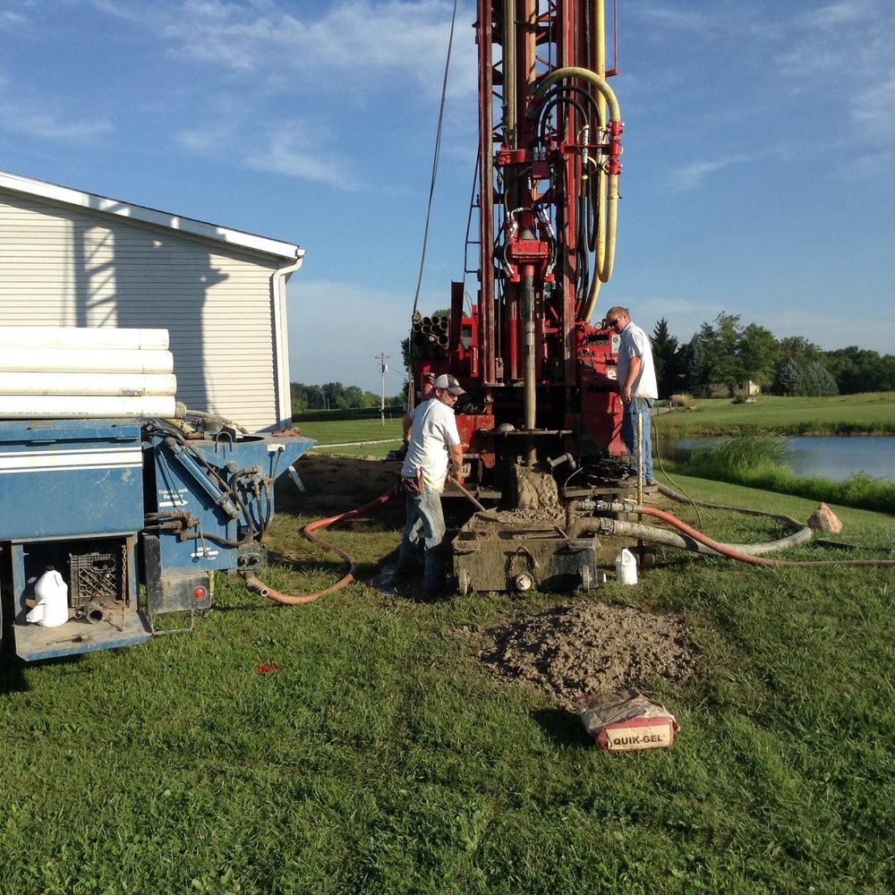 Slide of Hall & Sons Well Drilling