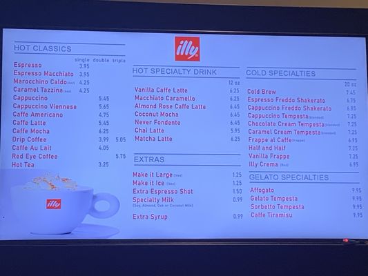 Menu photo 1 illy Caffè Las Vegas, NV