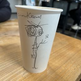 Coffee served with art. Coffee served with art.