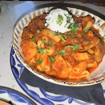 Mia's Italian Kitchen - RIGATONI ALLA BOLOGNESE - Pizza Near Me - Alexandria, Virginia Mia's Italian Kitchen - RIGATONI ALLA BOLOGNESE - Pizza Near Me - Alexandria, Virginia