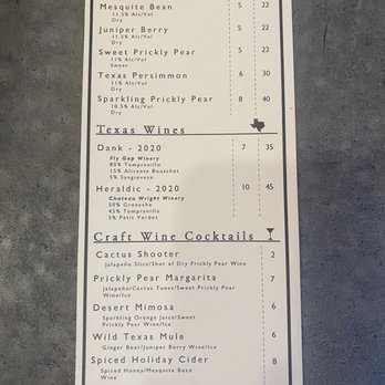 Wild Texas Wines - List as of 10-20-23 - Wine Tasting Room Near Me - Sonora, Texas Wild Texas Wines - List as of 10-20-23 - Wine Tasting Room Near Me - Sonora, Texas