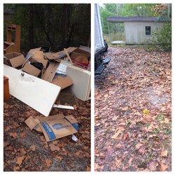 Gainesville Junk Removal - Before and after!