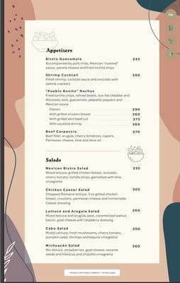 Menu photo 7 The Bistro Cabo San Lucas, BCS