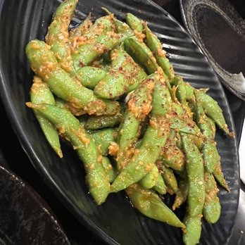 Sato Ramen House - Spicy Garlic Edamame - Ramen Near Me - Pasadena, California Sato Ramen House - Spicy Garlic Edamame - Ramen Near Me - Pasadena, California