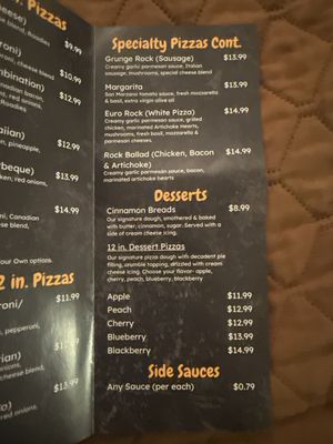 Menu photo 1 Roadies Pizza Yerington, NV Menu photo 1 Roadies Pizza Yerington, NV