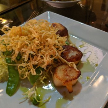 Perch - Seared scallops. Pretty decent but 45 minutes for my entree is way too long. They were rubbery by the time I got them. - Lounges Near Me - Los Angeles, California Perch - Seared scallops. Pretty decent but 45 minutes for my entree is way too long. They were rubbery by the time I got them. - Lounges Near Me - Los Angeles, California