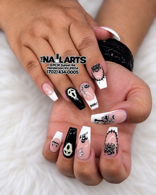 Halloween Nails! It’s Spooky Time! 👻😱🙀💀🐈⬛😳😟😬😱🫣🫣 - Halloween Nails for the Spooky Season! Choose from our existing designs or bring your own Inspo or have the Nail Tech Freestyle it. Halloween Nails! It’s Spooky Time! 👻😱🙀💀🐈⬛😳😟😬😱🫣🫣 - Halloween Nails for the Spooky Season! Choose from our existing designs or bring your own Inspo or have the Nail Tech Freestyle it.