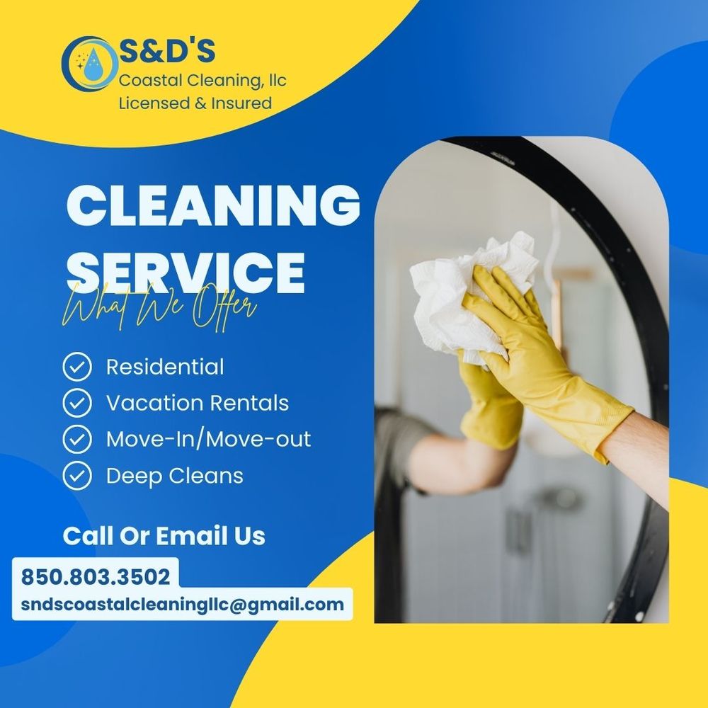 S&D’S COASTAL CLEANING Updated April 2024 Request a Quote Mary