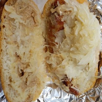 Frank's Bratwurst - I mustard been quite a brat when I was a kid. I was always staying kraut late. No wonder my parents are sour at me. - Hot Dogs Near Me - Cleveland, Ohio