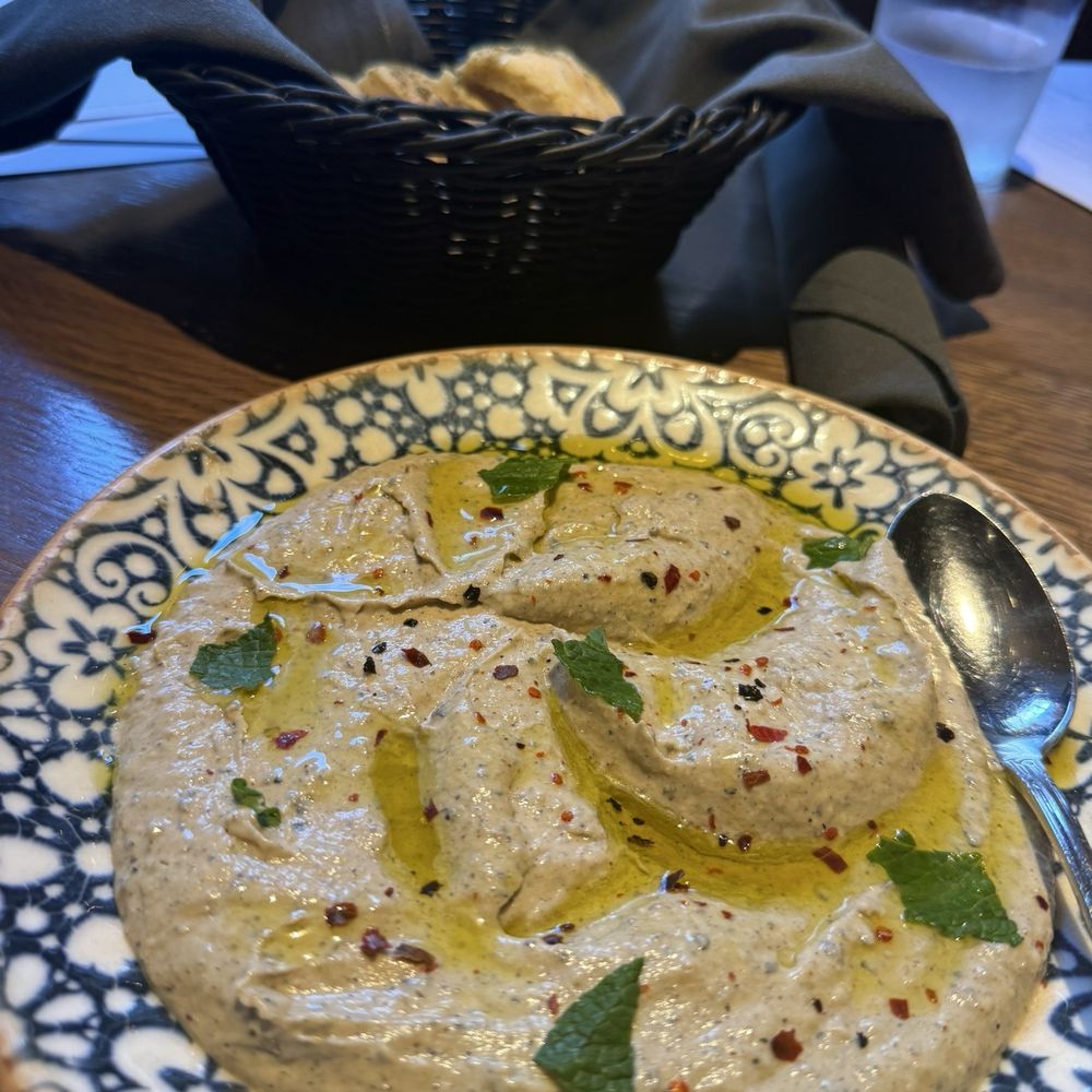 Aba Miami - Bal Harbour - Charred Eggplant. It was perfect and delicious. - Mediterranean Near Me - Bal Harbour, Florida
