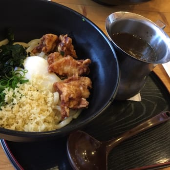 Gyo-O - Ankkake udon with deep fried chicken. Must try! - Seafood Near Me - Richmond, British Columbia Gyo-O - Ankkake udon with deep fried chicken. Must try! - Seafood Near Me - Richmond, British Columbia