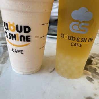 Cloud & Shine Cafe - Peach Slush and Shaken Mango Ice tea - Coffee & Tea Near Me - Vancouver, British Columbia Cloud & Shine Cafe - Peach Slush and Shaken Mango Ice tea - Coffee & Tea Near Me - Vancouver, British Columbia