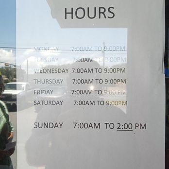Jalisco Restaurant - Hours posted at entrance 7/7/2022. - Mexican Near Me - Rockport, Texas