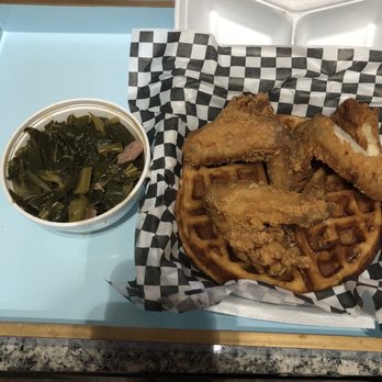 The Rolling Rooster - 3 Wings and Waffle Plate - Chicken Wings Near Me - Austin, Texas