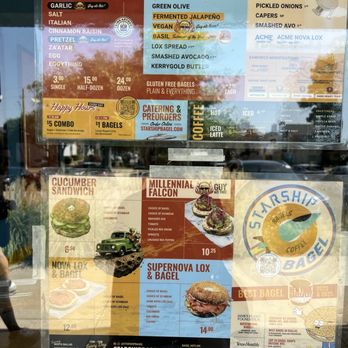 Starship Bagel - Menu - Bagels Near Me - Dallas, Texas Starship Bagel - Menu - Bagels Near Me - Dallas, Texas