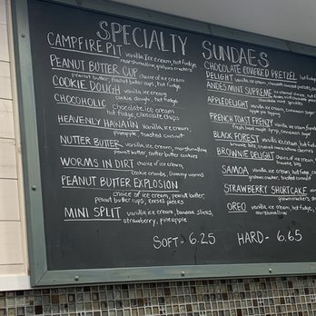 Nif T's - Menu at Nif T's - Ice Cream & Frozen Yogurt Near Me - Roscoe, New York