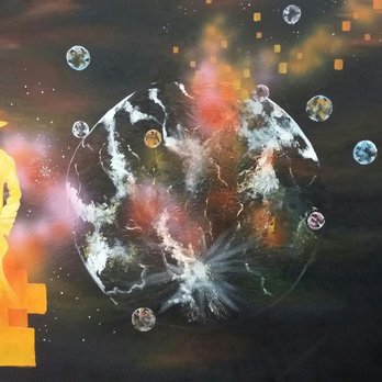 Centrespace Gallery - Oil painting The Divinity of China by Tarron Spencer - Art Galleries Near Me - Bristol, BST
