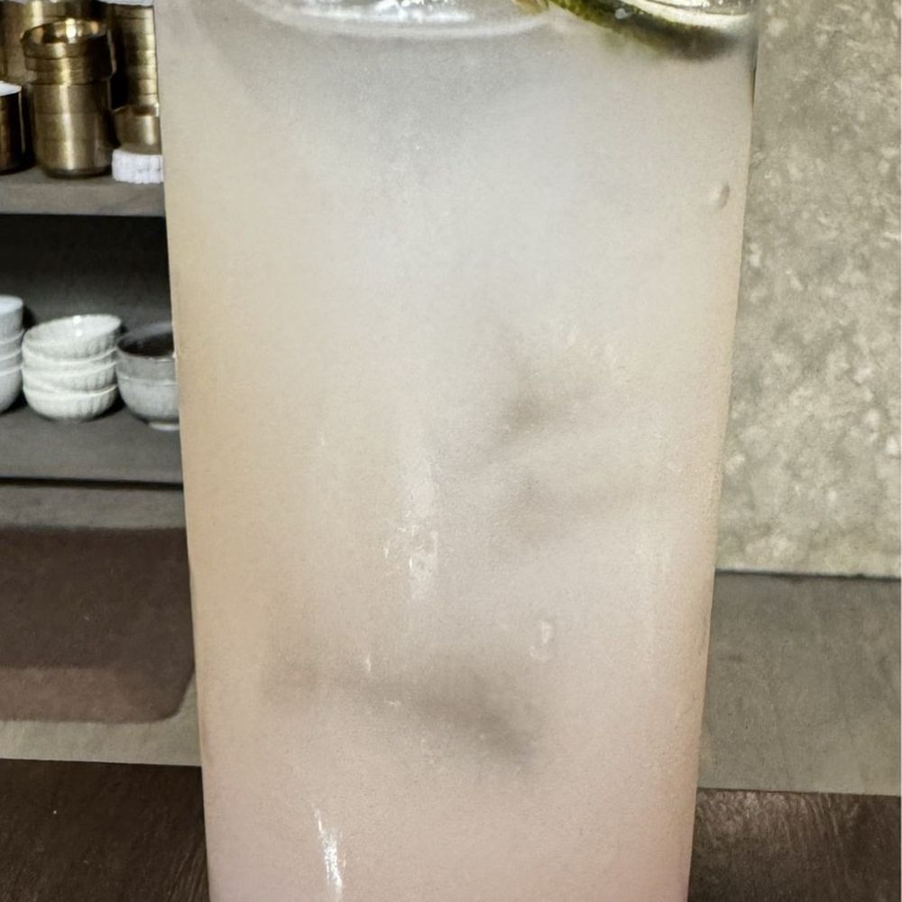 SanDai - Blue pea limeade (listed on menu as $5, but charged $8!) - Indonesian Near Me - Walnut Creek, California SanDai - Blue pea limeade (listed on menu as $5, but charged $8!) - Indonesian Near Me - Walnut Creek, California
